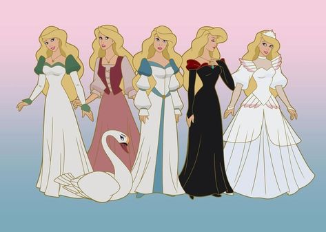 Odette Swan Princess, Anastacia Disney, Disney Movie Collection, Non Disney Princesses, Viking Cosplay, Disney Princess Artwork, Princess Movies, Swan Princess, Princesa Disney