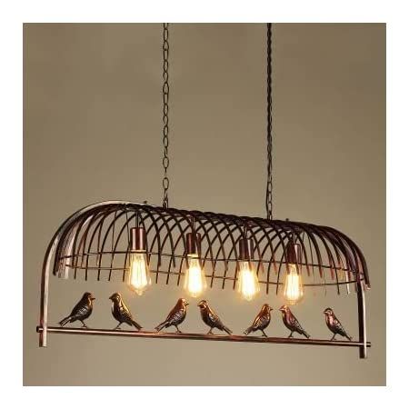 Bird Chandelier, Lights Over Island, Iron Pendant Light, Cage Pendant Light, Dining Room Ceiling, Iron Pendant, Ceiling Hanging, Minimalistic Style, Metal Hanging Lights