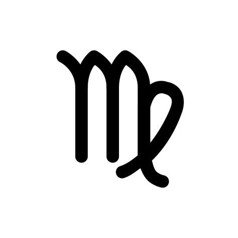 Virgo Logo, Chinese Astrology Signs, Virgo Images, Vedic Astrology Charts, Astrology Charts, Virgo Symbol, Astrology Tattoo, Medical Astrology, Sagittarius Astrology