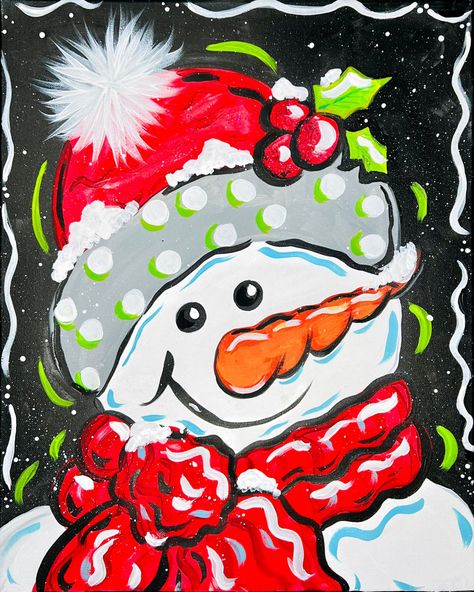 Got plans on Saturday? If you need something fun to do come and hang out with us @6pm PT as we will be painting this cute little snowman. Sign up and hurry over to get what you need to come paint with us! https://occ.sn/Zm37sk7d

#paintparties #onlinepaintparty #onlineevents #events #workshopsonline #paintworkshops #workshop #online #comepaintwithus #diyprojects #diypaint #paintlessons Kids Christmas Painting, Diy Christmas Canvas, Kids Canvas Painting, Christmas Window Painting, Santa Paintings, Board Paint, Canvas Board Painting, Doodle Paint, Paint Pots