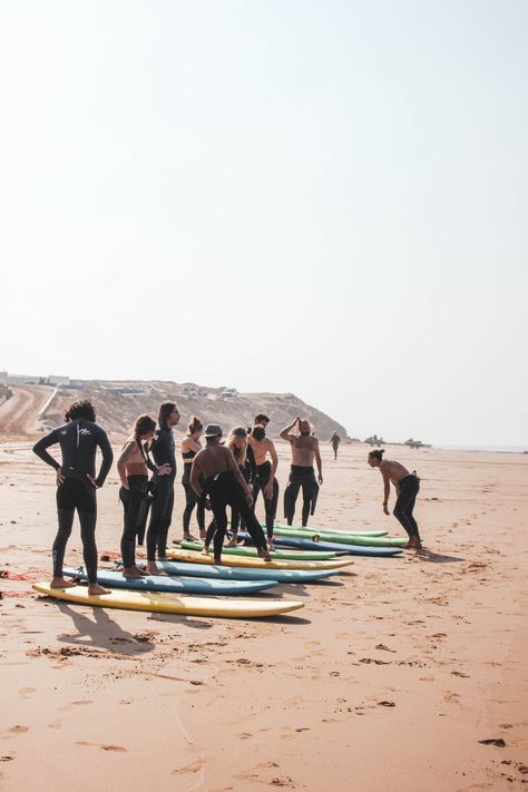 surf lessons taghazout Surf Trip Aesthetic, Taghazout Morocco, Surf Morocco, School Volunteer, Surfing Aesthetic, Athens Travel, Surf Instructor, Yoga Lessons, Surf Camp