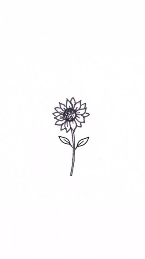 Water Lily Tattoos, Strong Tattoos, Sunflower Tattoo Shoulder, Cow Tattoo, Finger Tattoo Designs, Daisy Tattoo, Doodle Tattoo, Birth Flower Tattoos, Sunflower Tattoos