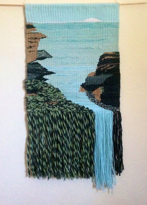 Art Au Crochet, فن النسيج, Tapestry Loom, Crochet Wall Art, Weaving Loom Diy, Weaving Loom Projects, Weaving Wall Hanging, Weaving Tutorial, Crochet Wall Hangings