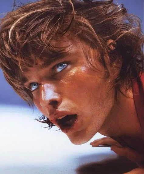 Sharp Face Men, Jordan Barrett Photoshoot, Roblox Male Face, Jordan Barrett Aesthetic, Jack Bridgland, Expression Practice, Male Supermodel, Y2k Photoshoot, Jordan Barrett