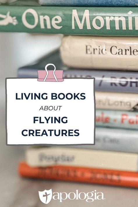 Finding living books with beautiful illustrations to expand your study is a treat! We have compiled a list of some of the most interesting living books about flying creatures to accompany Apologia’s science curriculum, Exploring Creation with Zoology 1: Flying Creatures. Apologia Flying Creatures, Homeschooling Elementary, Homeschool Science Curriculum, Flying Creatures, Homeschool Elementary, Homeschool Schedule, Living Books, Science Curriculum, Charlotte Mason