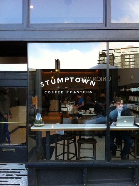 Stumptown Coffee, Portland OR: Coffee Window, Stumptown Coffee Roasters, Window Seating, Cafe Window, Stumptown Coffee, Seattle Coffee, Coffee Guide, Design Café, Small Cafe