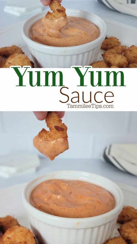 Chinese Yum Yum Sauce Recipe, Yum Yum Sauce Recipe Easy, Easy Yum Yum Sauce, Yumyum Sauce, Homemade Yum Yum Sauce, Yum Sauce Recipe, Yum Yum Sauce Recipe, Hibachi Restaurant, Hibachi Recipes