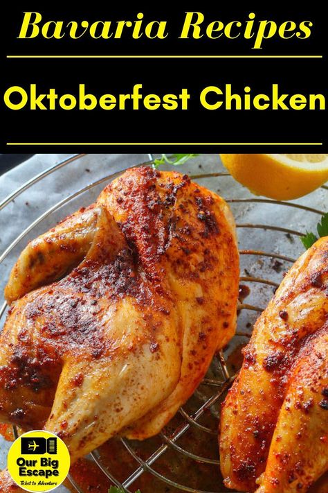 German Chicken Recipes Authentic, Bohemian Food Recipes, German Winter Food, Oktoberfest Food For A Crowd, German Chicken Recipes, Bavarian Bratwurst Recipes, Bavarian Food Traditional, October Fest Food German Recipes, German Dinners Traditional