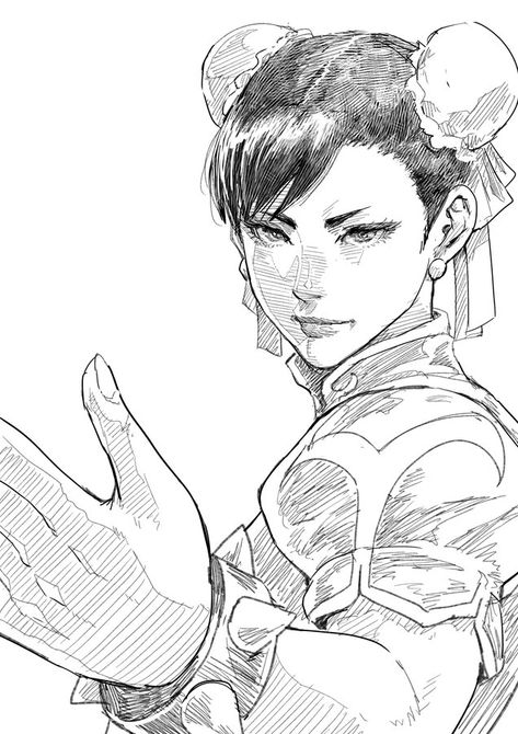 Girl Sketches, Draw Tutorial, Street Fighter Characters, Street Fighter Art, Asoiaf Art, Photographie Portrait Inspiration, Animation Art Character Design, Chun Li, Anatomy Art