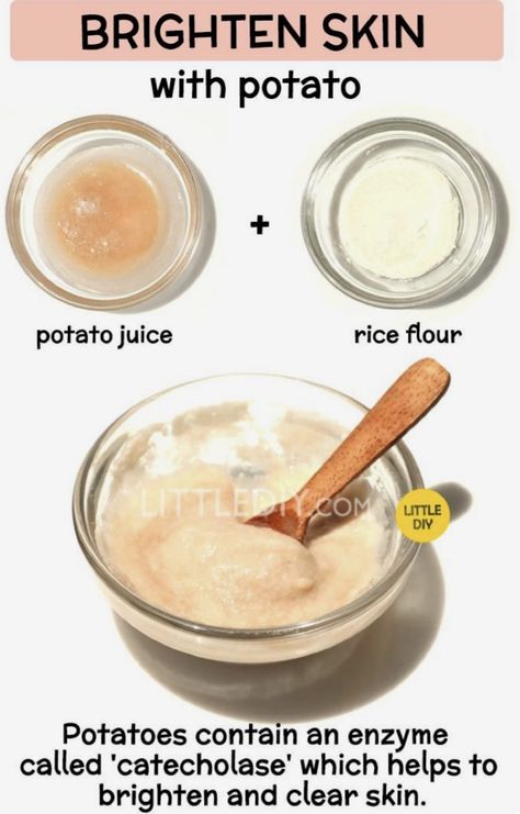 Face Pack Homemade, Potato Face Mask, Potato Face, Clear Skin Diet, Face Skin Care Routine, Natural Skin Care Remedies, Diy Skin Care Routine, Cosmetica Natural, Natural Face Skin Care