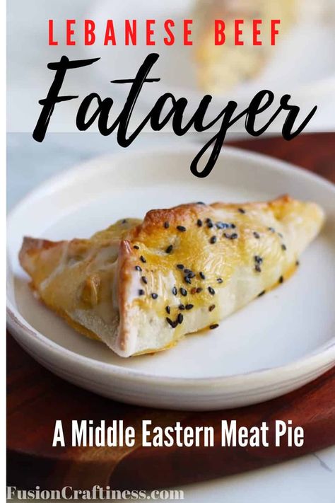 Fatayer Recipe Beef, Mediterranean Meat Pies, Greek Meat Hand Pies, Lebanese Fatayer Recipe, Senegalese Recipes, Fatayer Recipe, Lebanese Meat Pies, Joanna Gaines Recipes, Syrian Food