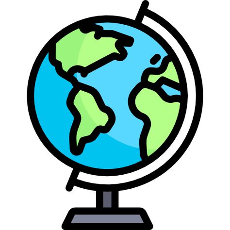 Geography Icon, Teachers Stickers, Globe Sticker, Globe Clipart, Cat Logos, Globe Image, Science Drawing, U Logo, Science Doodles