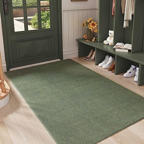 Amazon.com : Color G Large Door Mat, Non-Slip, Dirt Trapper Welcome Mat, 5ft Absorbent Doormat, Low-Profile, Washable-36 x59 Entry Rugs for Inside House 3x5, Green : Patio, Lawn & Garden Double Door Mat, Interior Door Mats, Inside Front Door, Inside Door Mat, Rugs For Entryway, Entrance Rugs, Front Door Mat Indoor, Front Door Rugs, Door Mat Indoor