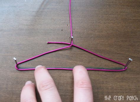 The Craft Patch: DIY Wire Hangers for Doll Clothes Doll Clothes Hangers Diy, Diy Clothes Hangers, Doll Clothes Diy, Make Doll Clothes, Doll Clothes Hangers, Diy Doll Clothes, Galaxy Slime, American Girl Doll Diy, Hanger Crafts