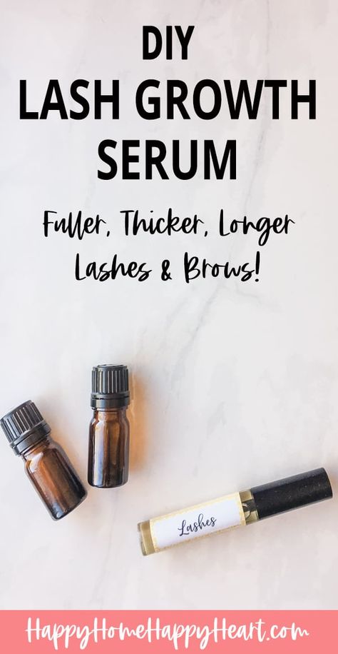 Want to know how to grow eyebrows faster? Try this diy lash serum made with essential oils. It will help you get longer eye lashes & help you grow eyebrows thicker & faster naturally. It is one of the best lash growth products I have ever used! #Beauty #NaturalBeauty #DIY #EssentialOils