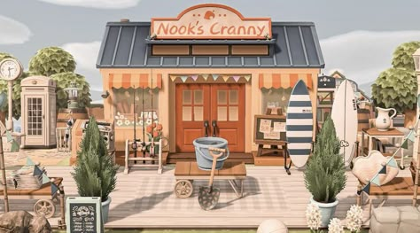 Nooks Cranny, Animal Crossing Game, Beach Theme, How To Decorate, Tropical Beach, Beach Themes, Cottage Core, Animal Crossing, Nook