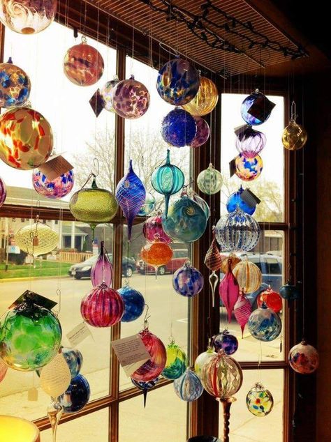 Glass Balls Display, Stairway Lighting Ideas, Stairway Lighting, Diy Classroom Decorations, Glass Balls, Diy Classroom, Ball Decorations, Lake Geneva, Humming Bird Feeders