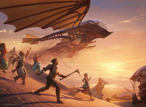 ArtStation - MTG: Take Flight Magic The Gathering Art, Flight Art, Blood Bowl Miniatures, Mtg Art, Fantasy City, Science Fiction Art, Game Master, Magic Art, Wizards Of The Coast