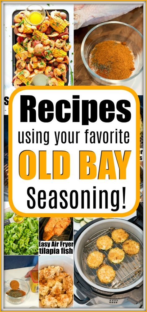 Old Bay recipes using your favorite seasoning are the best! Add it to your fish, beef, turkey, chicken or vegetables for an over the top flavor. #oldbay #chicken #oldbayseasoning #beef #steak #turkey Old Bay Recipes, Smoked Turkey Recipes, Healty Dinner, Cauliflower Dishes, Healthy Vegetable Recipes, Turkey Chicken, Best Instant Pot Recipe, Homemade Recipe, Easy Instant Pot Recipes