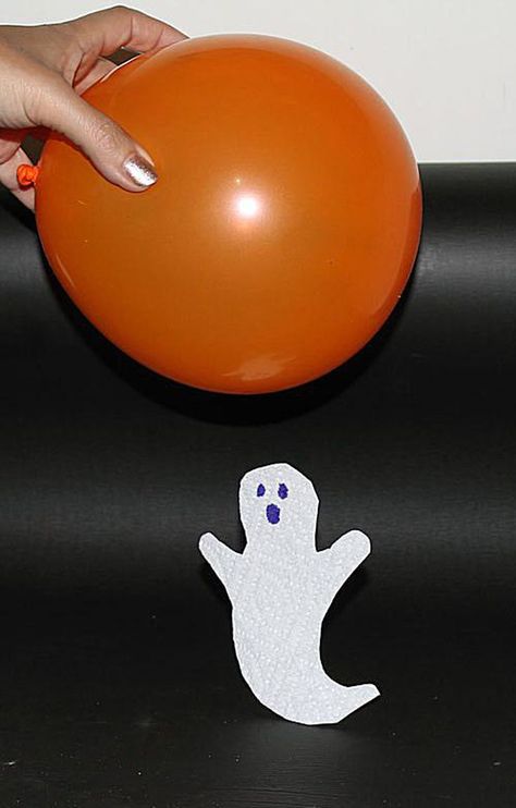 Dancing Ghost Halloween Science Magic Trick Halloween Science Projects, Science Magic Tricks, Dancing Ghost, Paper Ghost, How To Do Magic, Ghost Dance, Science Magic, Science Tricks, Chemistry Projects