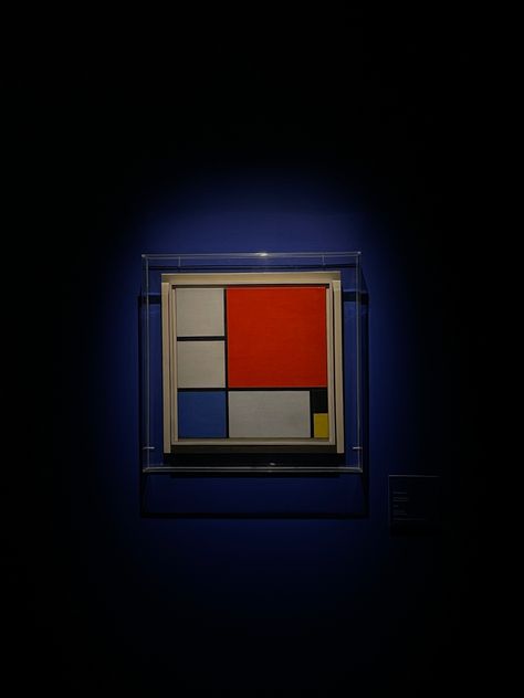 Composition with Red, Blue and Yellow is a 1930 painting by Piet Mondrian, a Dutch artist who was a leading figure in the Neo-Plasticism movement. It consists of thick, black brushwork, defining the borders of colored rectangles. 1930 Painting, Neo Plasticism, Piet Mondrian, Dutch Artists, Famous Art, Yellow Painting, Blue And Yellow, Red Blue, Borders