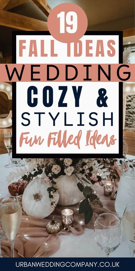 Make your fall wedding unforgettable with these 19 chic and cozy wedding ideas. Our comprehensive guide provides inspiration for elegant autumn-themed decor, stylish color schemes, and unique touches to create a warm and inviting atmosphere for your special day. Whether you’re envisioning a romantic evening wedding or a rustic barn celebration, find the best fall wedding ideas to suit your style and make your celebration both beautiful and memorable. Cozy Wedding Ideas, Romantic Evening Wedding, Cozy Fall Wedding, Autumn Wedding Ideas, Fall Wedding Style, Burnt Orange Bridesmaid Dresses, Cozy Wedding, Fall Wedding Ideas, Orange Bridesmaid