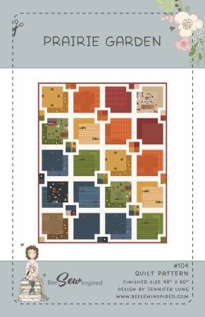 Prairie Garden Country Life Quilt Pattern BSI104 - 712179712553 Garden Quilt Pattern, Prairie Garden, Farm Quilt, Table Quilts, Garden Quilt, Precut Fabric, How To Finish A Quilt, Twin Quilt, Fabric Remnants