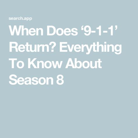 When Does ‘9-1-1’ Return? Everything To Know About Season 8 Peter Krause, Los Angeles Fire Department, Ryan Guzman, Can You Be, Season 8, Black Sabbath, Hit Songs, Katy Perry, Cool Watches