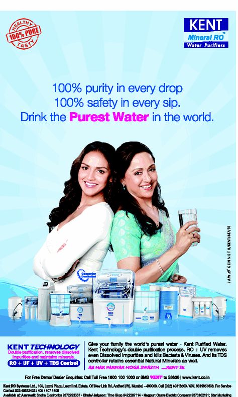 Kent RO Water Purifier is famous RO water purifier company in India provides best RO water purifiers and related services like buy/purchase water purifier , service / repair / amc / installation and many more. Get best packages with Kent RO Water Purifier. For more info. http://www.kent-ro-water-purifier.in/ Kent Ro Water Purifier, Kent Ro, Ro Water Purifier, Pure Water, Water Purifier, Pinterest Likes, Repair, India, Technology