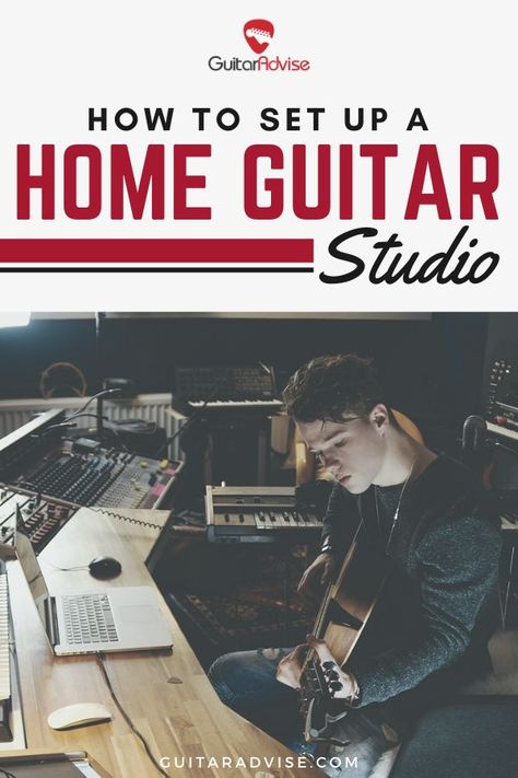 Interested in creating professional guitar recordings from the comfort of your home? Learn exactly how to set up your home guitar studio without breaking the bank #guitar #recordingstudio Semi Acoustic Guitar, Guitar Studio, Electric Guitar Kits, Music Recording Studio, Home Studio Ideas, Music Recording, Digital Audio Workstation, Guitar Room, Types Of Guitar