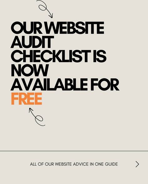 What is a website audit? A website audit is a comprehensive evaluation of your website's performance, structure, and content. It involves a detailed analysis of your current website to identify any areas that may be hindering your business’s success. By the end of this website audit, you will have pinpointed any issues that require improvement. Ensuring your website effectively serves its purpose and remains competitive in your industry. Download yours by clicking the link in our BIO 🥰 Website Audit, Building A Personal Brand, Female Founders, Web Designers, Small Business Ideas, Personal Brand, Personal Branding, Business Ideas, Web Design