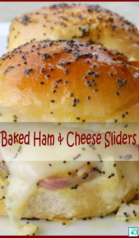 Sliders Burger, Baked Ham And Cheese Sliders, Sandwiches Grilled, Ham Cheese Sliders, Baked Sandwiches, Ham And Cheese Sliders, Recipes Steak, Steak Sandwiches, Slider Sandwiches