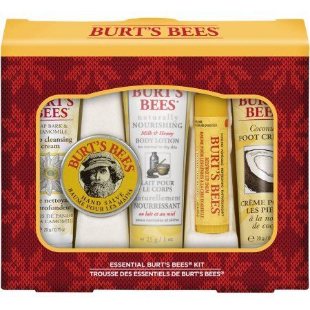 Burt's Bees Essential Burt's Bees Kit Holiday Gift Set, 5 pc at Walmart Hand Salve, Lip Balm Collection, Beeswax Lip Balm, Soften Lips, Holiday Gift Sets, Holiday Set, Burt's Bees, Cream Lotion, Burts Bees