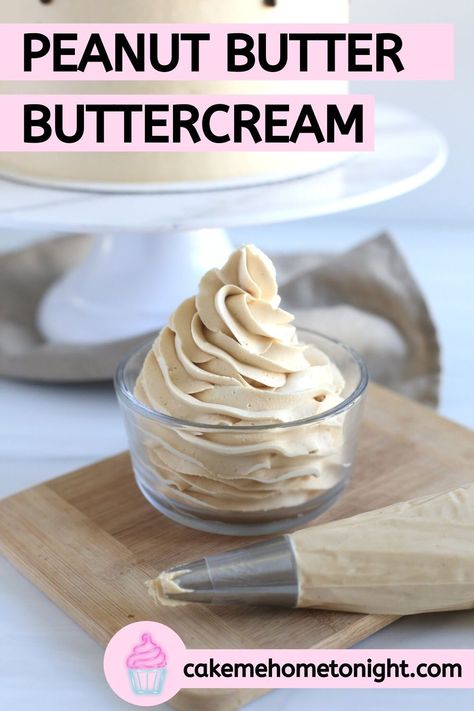 Peanut Butter Buttercream Frosting is simple to make and so delicious! Made with only 6 ingredients, this easy buttercream comes together in about 10 minutes and has great peanut butter flavor. Coffee Buttercream Frosting Recipe, Coffee Buttercream Frosting, Peanut Butter Buttercream Frosting, Buttercream Recipes, Peanut Butter Buttercream, Best Buttercream Frosting, Buttercream Frosting Cake, Coffee Buttercream, Frosting Recipes Easy