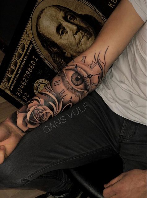 Shading For Tattoos Sleeve, Eye Tattoo For Men, Eye Tattoo On Arm, Stammestattoo Designs, Realistic Eye Tattoo, Full Hand Tattoo, Half Sleeve Tattoos Forearm, Rose Tattoos For Men, Pretty Hand Tattoos