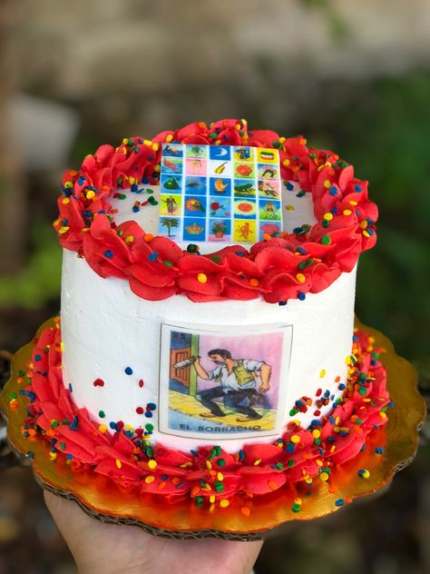 Mexican Cakes, Mexican Cake, Mexican Birthday Parties, Fiesta Cake, Mexican Birthday, Buttercream Cake Decorating, Salty Treats, Mexican Party Theme, Taco Party