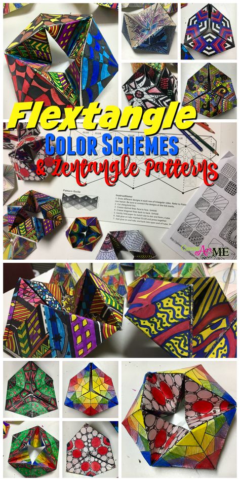 Mathematics Art, Steam Art, Classe D'art, 3d Art Projects, Art Education Projects, High School Art Projects, Middle School Art Projects, Art Lessons Middle School, 6th Grade Art