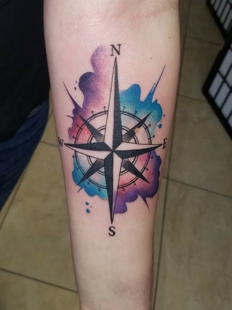 Compass Watercolor, Watercolor Compass Tattoo, Compass Tattoo Design, Tattoo Designs For Girls, Wallpapers Images, Water Design, Wallpapers Backgrounds, Free Hd Wallpapers, Home Screen