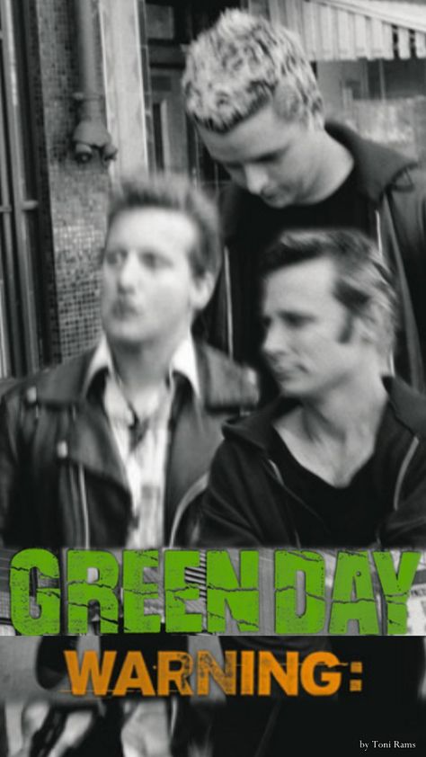 Greenday Wallpapers, Warning Wallpaper, Green Day Warning, Green Day Wallpaper, Green Day Albums, Green Day Nimrod, Men Standing, Tré Cool, Day Wallpaper