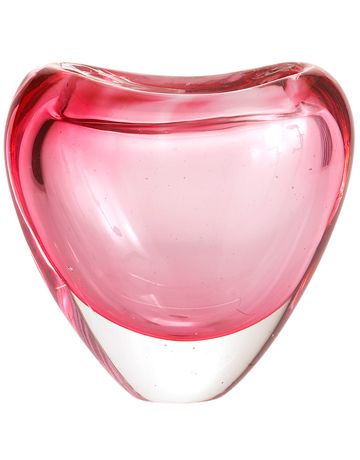 Heart-vase-pink-0311-pinkobjects-42-de Pink Glass Aesthetic, Pink Shots, Rh Bedroom, Pink Bubble Glass, Pink Vases, Pastel Pink Vase, Heart Shaped Vase, Pink Glass Heart Dish, Pink Products