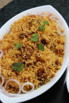 Ambur mutton biryani is a rice dish or  rice biryani from a town called ambur in vellore district of tamil nadu. #ricerecipes #biryani #yummyindiankitchen #meatrecipes Rice Biryani, Mental Block, Mutton Biryani, Rice Side Dish Recipes, Veg Biryani, Indian Rice Recipes, Mutton Recipes, Rice Side Dishes, Chicken Biryani