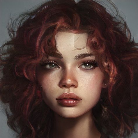 Artbreeder Portraits, Character Inspiration Girl, Girl Thinking, Digital Portrait Art, Face Characters, Face Photography, Human Face, Realistic Art, Girls Characters