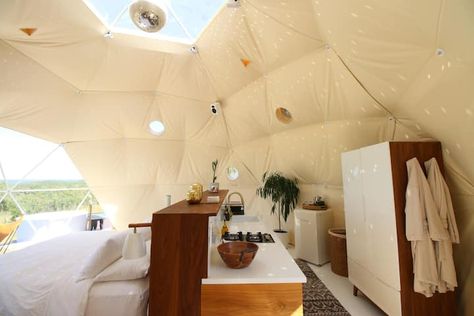 *Sunset* Disco Dome at The Disco Ranch - Dome houses for Rent in Fischer, Texas, United States - Airbnb Disco Dome, Dome Houses, Geodesic Dome Homes, Dome House, Geodesic Dome, Short Term Rental, Modern Rustic, Glamping, Renting A House