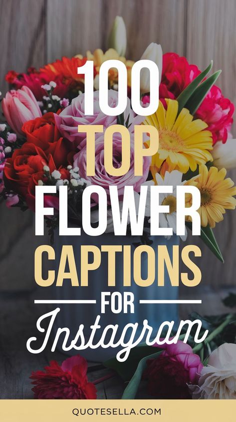 Flower Captions for Instagram Floral Captions, Flower Sayings, Flower Captions, Caption For Him, Flower Puns, Flower Captions For Instagram, Quotes Flower, Farewell Quotes, Flowers Instagram