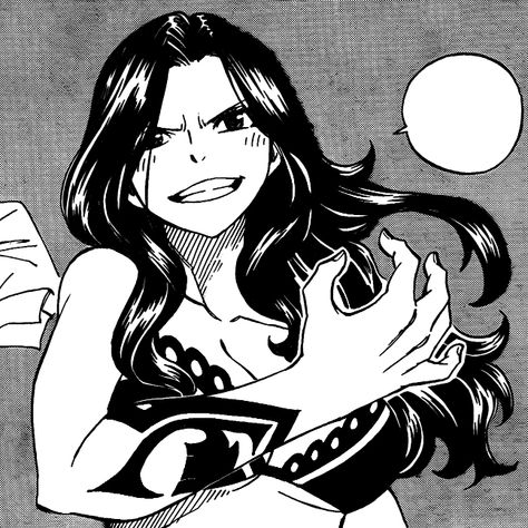 Cana Alberona Manga, Cana Alberona, Fairy Tail, Black And White, White, Black