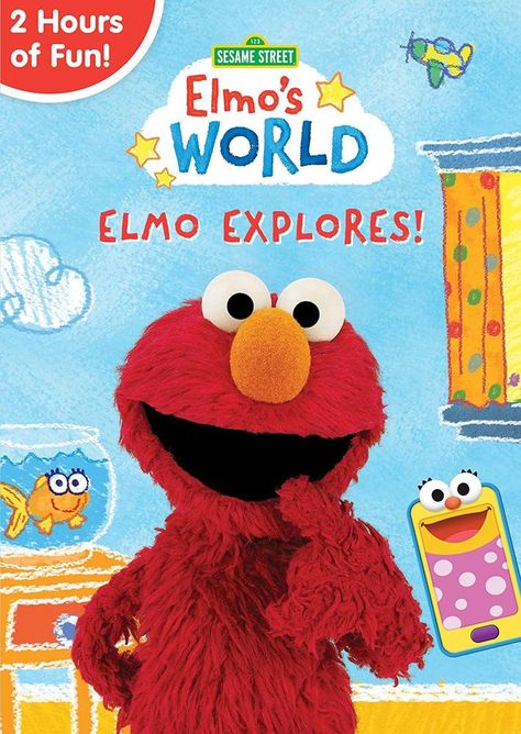 Sesame Street: Elmo's World - Elmo Explores [DVD] [2018] Preschool Prep, Red Monster, Elmo World, Freeze Dance, Red Light Green Light, Play All Day, Best Buy Store, Tech School, Tot School