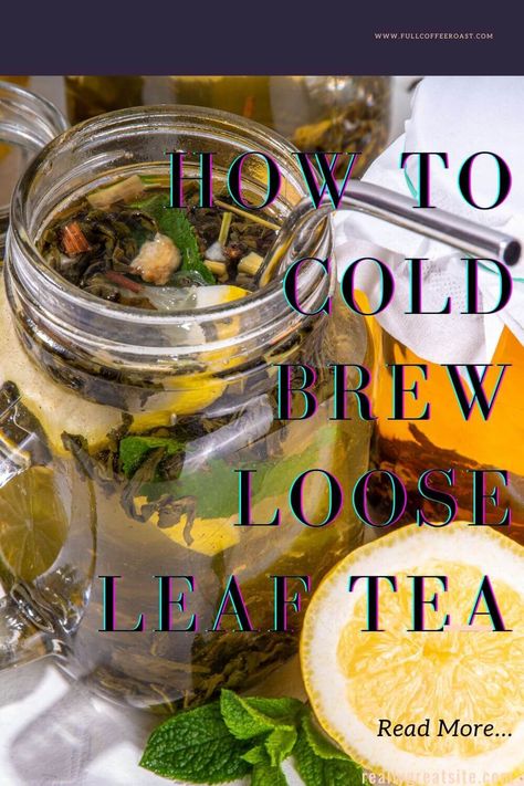 Cold brewing loose leaf tea can be a little tricky but is not impossible. Any kind of tea can be cold-brewed, whether it’s black tea or herbal tea. Like cold brew coffee, cold brew tea involves stewing the leaves in cold water for several hours to allow it to infuse. All you need to provide are some common household products, and you are already halfway towards a refreshing loose leaf cold brew. https://fullcoffeeroast.com/how-to-cold-brew-loose-leaf-tea/ Loose Leaf Tea Recipes, Tea Recipes Loose Leaf, Cold Brew Tea, Tea Station, Berry Tea, Brew Tea, Tea Reading, Tea Tasting, Brew Coffee