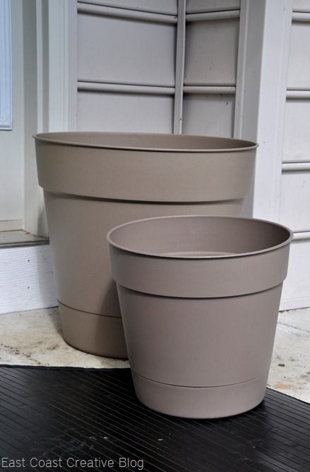 Outdoor pots