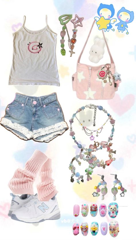 Kawaii Outfit Ideas, Kawaii Cutecore, 2000s Japanese Fashion, Silly Clothes, Estilo Harajuku, Funky Outfits, Really Cute Outfits, Kawaii Clothes, Dream Clothes