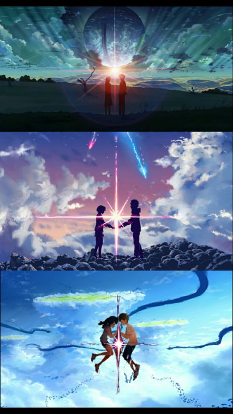 Kimi No Nawa, Makoto Shinkai Movies, Tenki No Ko, Your Name Wallpaper, Your Name Anime, Anime Suggestions, Anime Toon, Landscape Photography Nature, Name Wallpaper